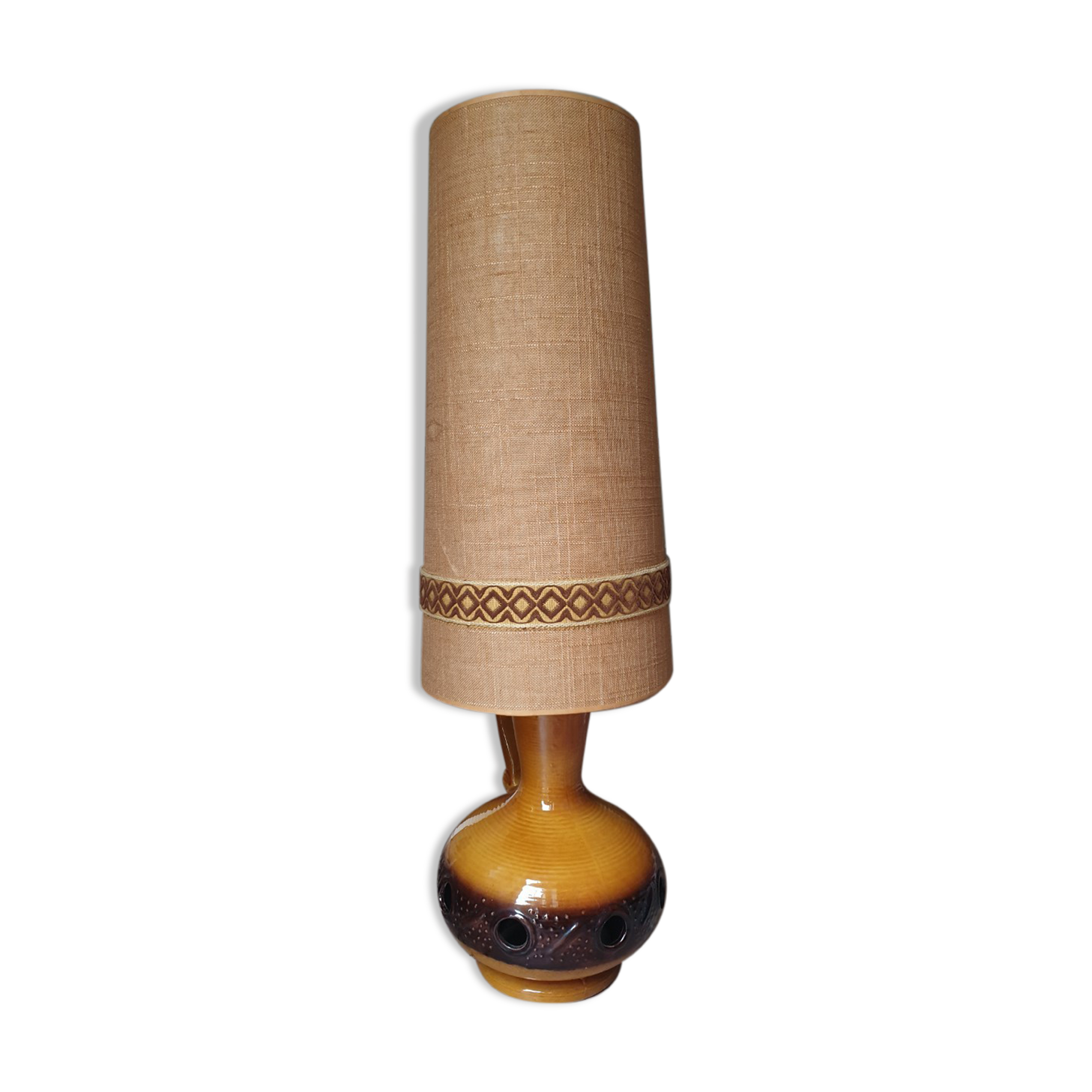 Ceramic floor lamp 70s