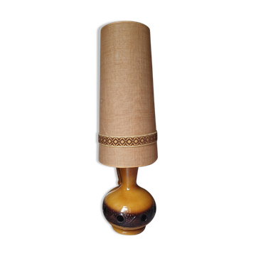 Lampe de sol céramique années 70