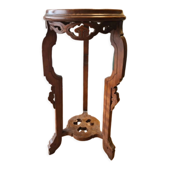 Carved wooden table