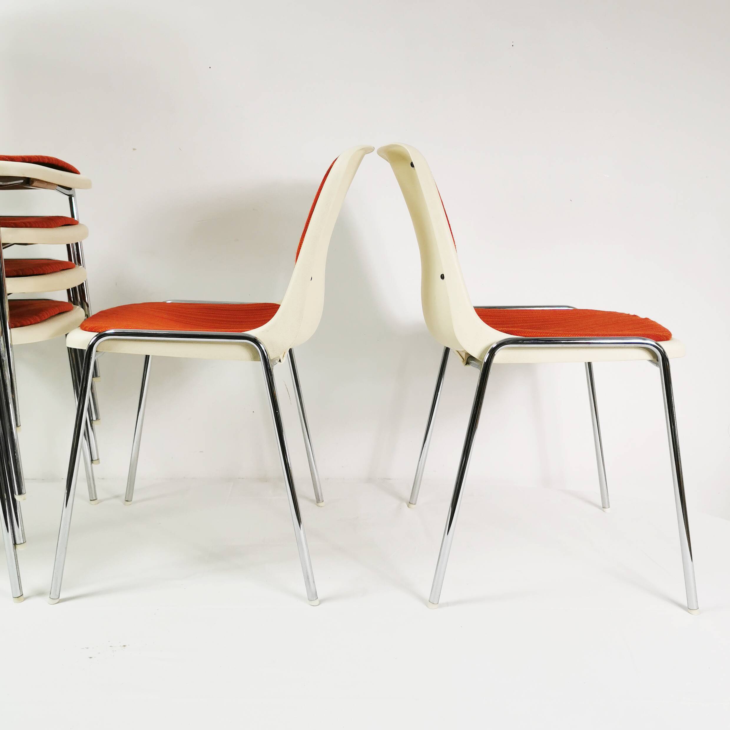 Set of Space Age chairs, Mauser, Germany, 1970s