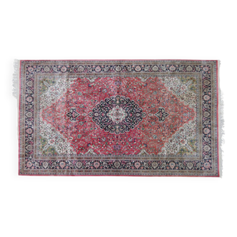 Tapis d'orient persan fait main en soie sino ghoum 250 x 158