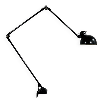 Industrial clamp wall lamp Bauhaus Christian Dell, Koranda Austria, 1930s