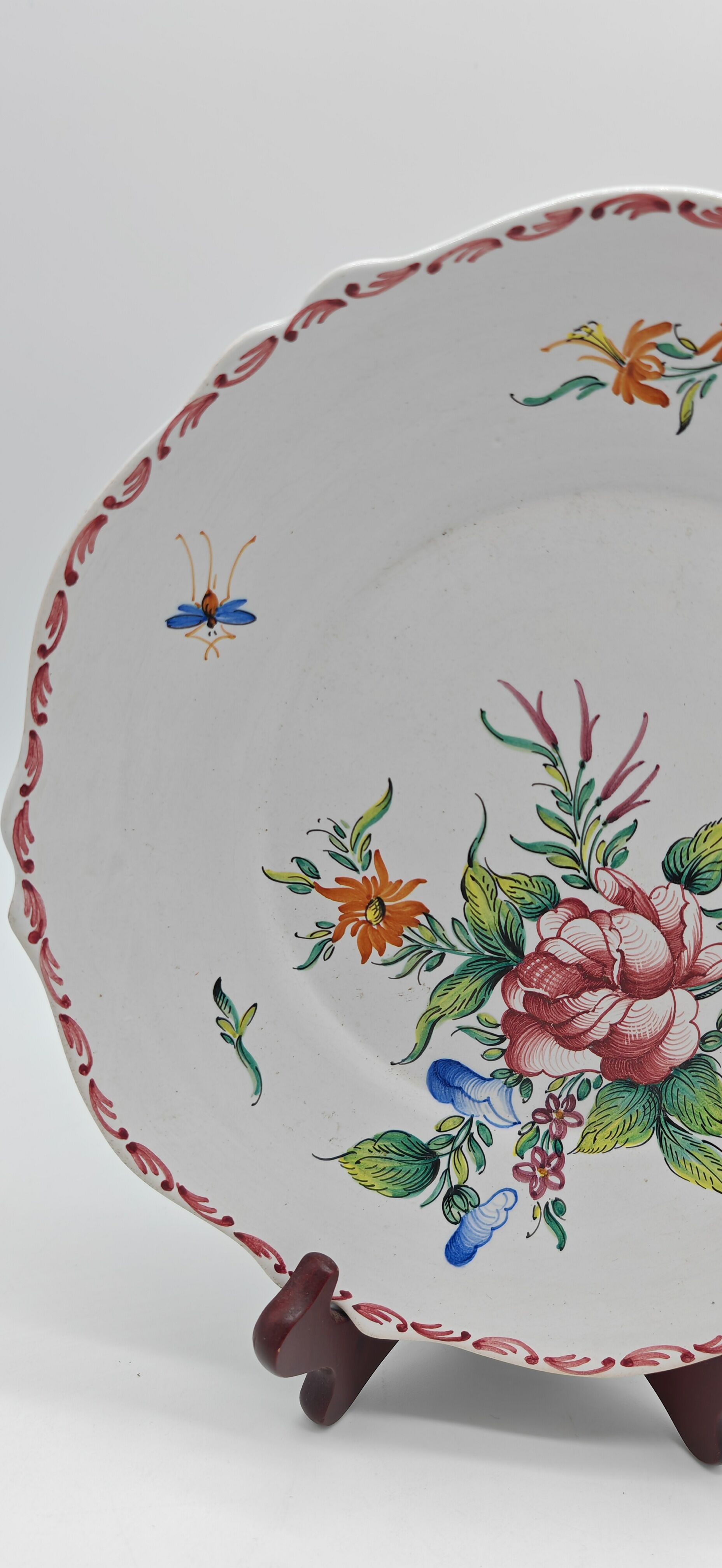 Flat plate of Émile Tessier for the manufacture of Malicorne in the taste of Strasbourg