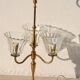 Large Size Art Decò Murano Glass Table Lamp, 1940