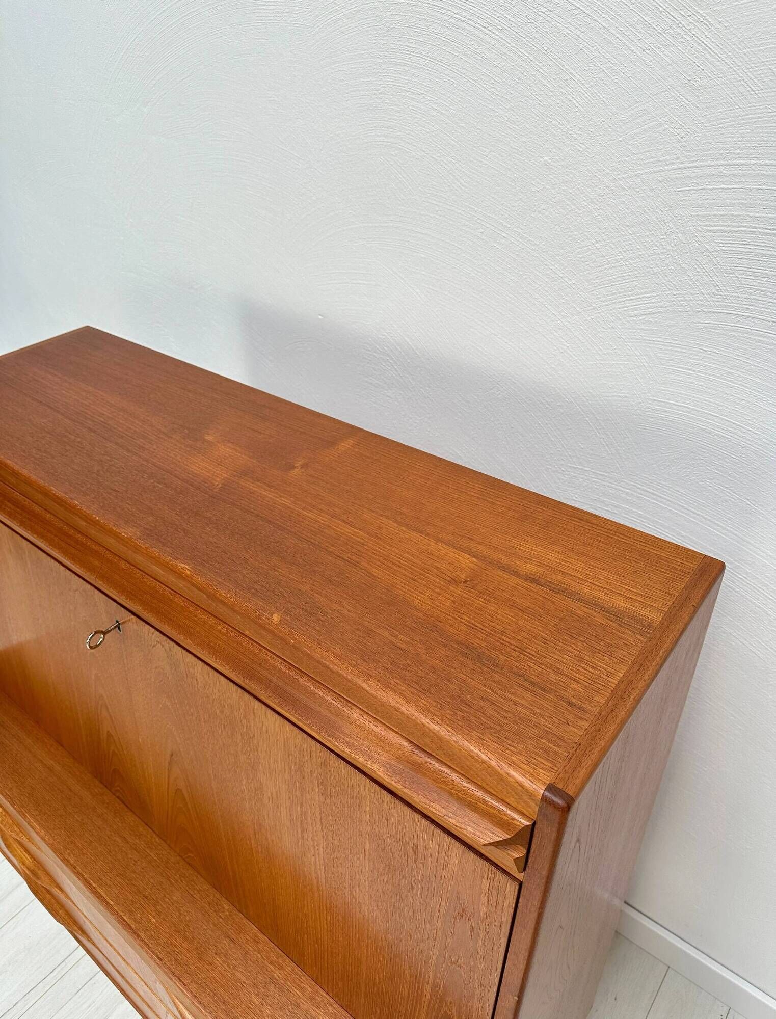 1960s Vintage Danish Teak Secretary by Erling Torvits for Klim Møbelfabrik