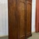 Armoire dressing Victorienne 19ème en acajou.