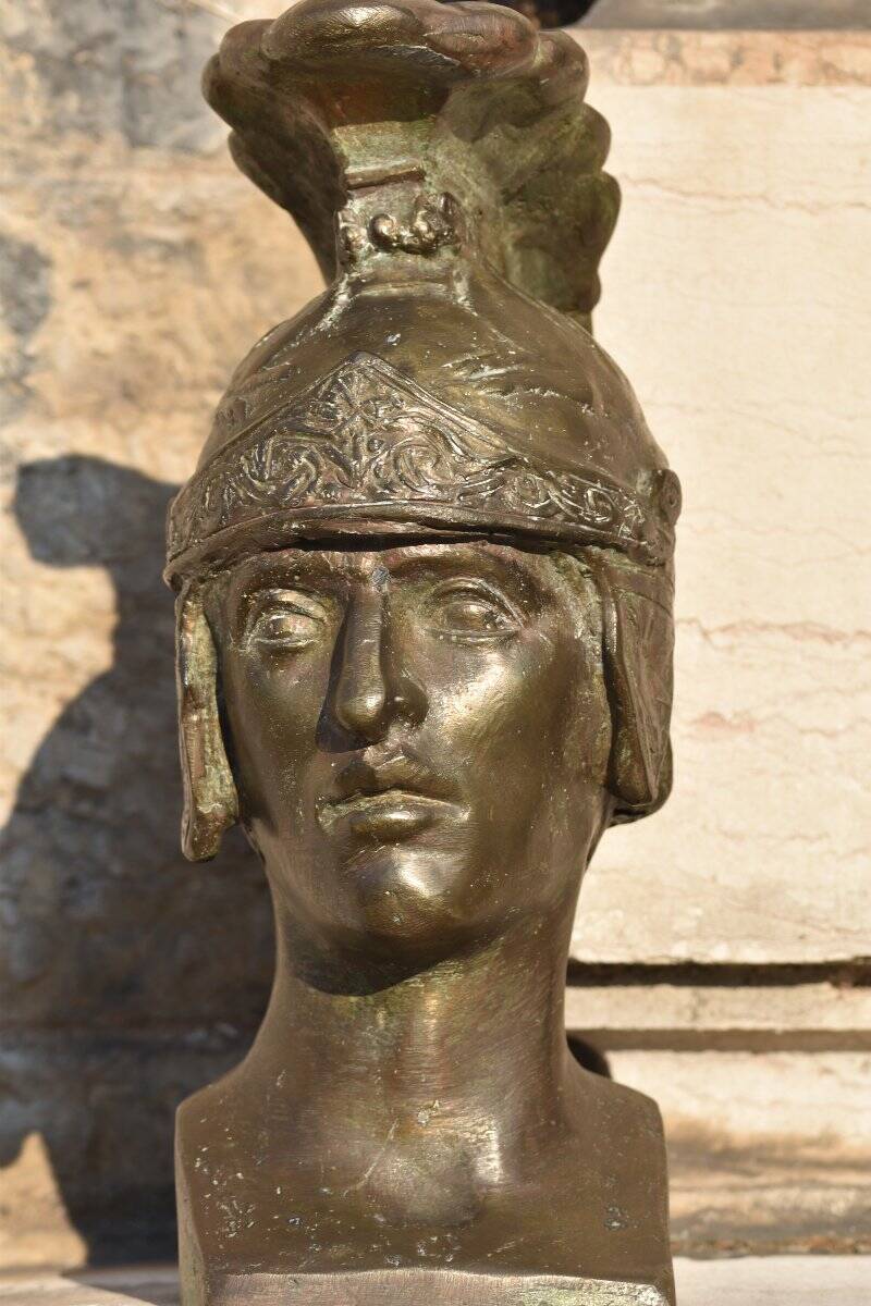 André Tajana (attributed to) Head of a Roman Warrior (1938)