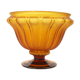 Art Deco Amber Glass Centerpiece Bowl-Circa 1930s