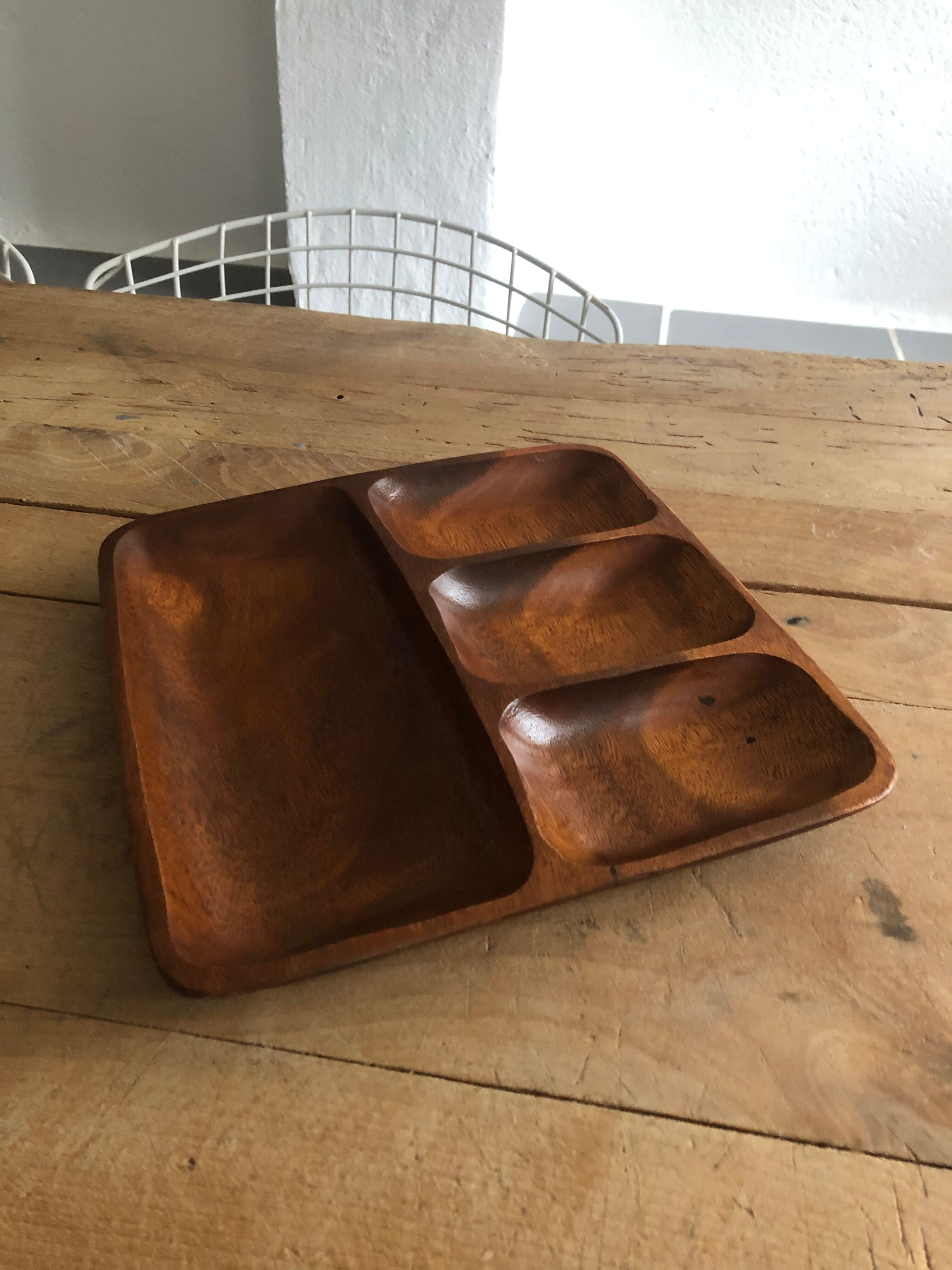 Empty vintage wood pocket