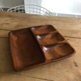 Empty vintage wood pocket