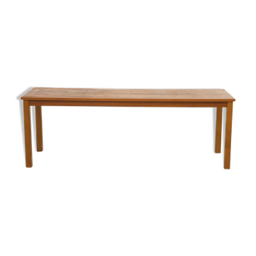 Banc minimaliste en teck, suède, 1960