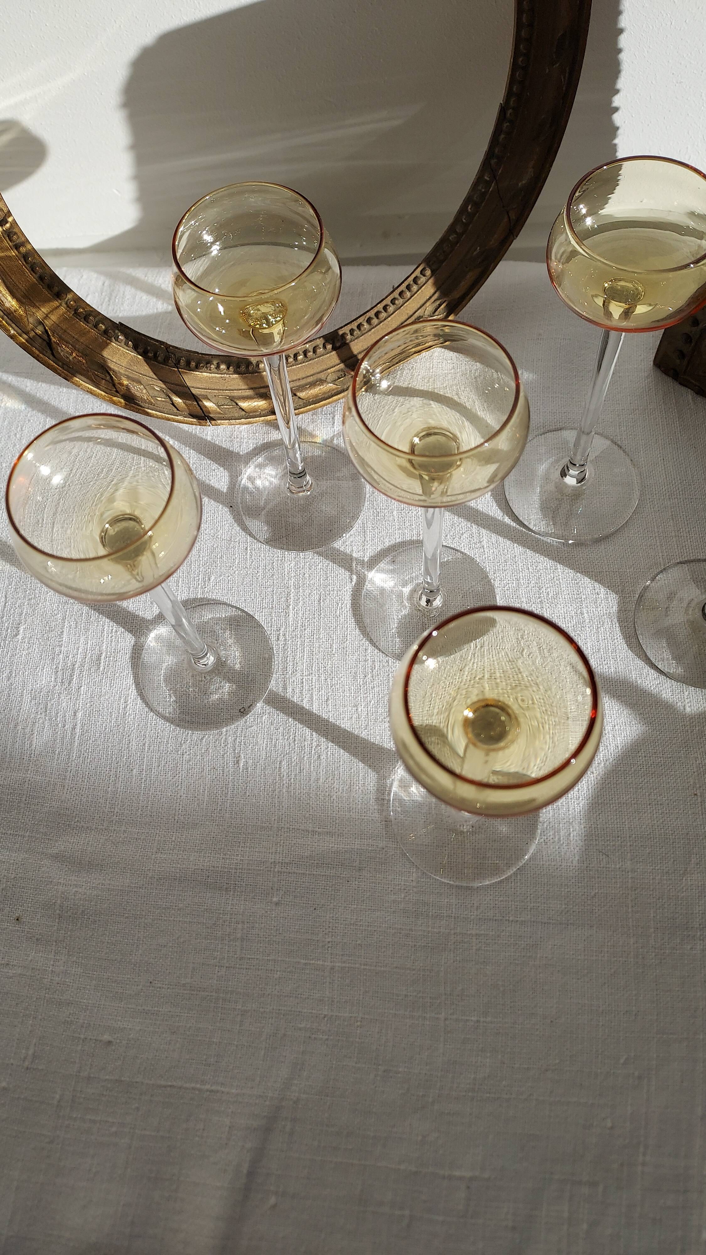 Crystal liqueur glass