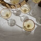 Crystal liqueur glass