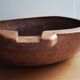 Large antique wooden bowl