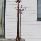 Baumann parrot coat rack, simple, dark beech