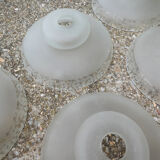 Lot of 5 art deco lampshades