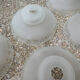 Lot of 5 art deco lampshades