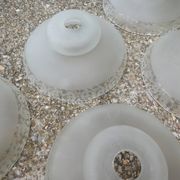 Lot of 5 art deco lampshades