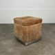 70s suede trunk pouf