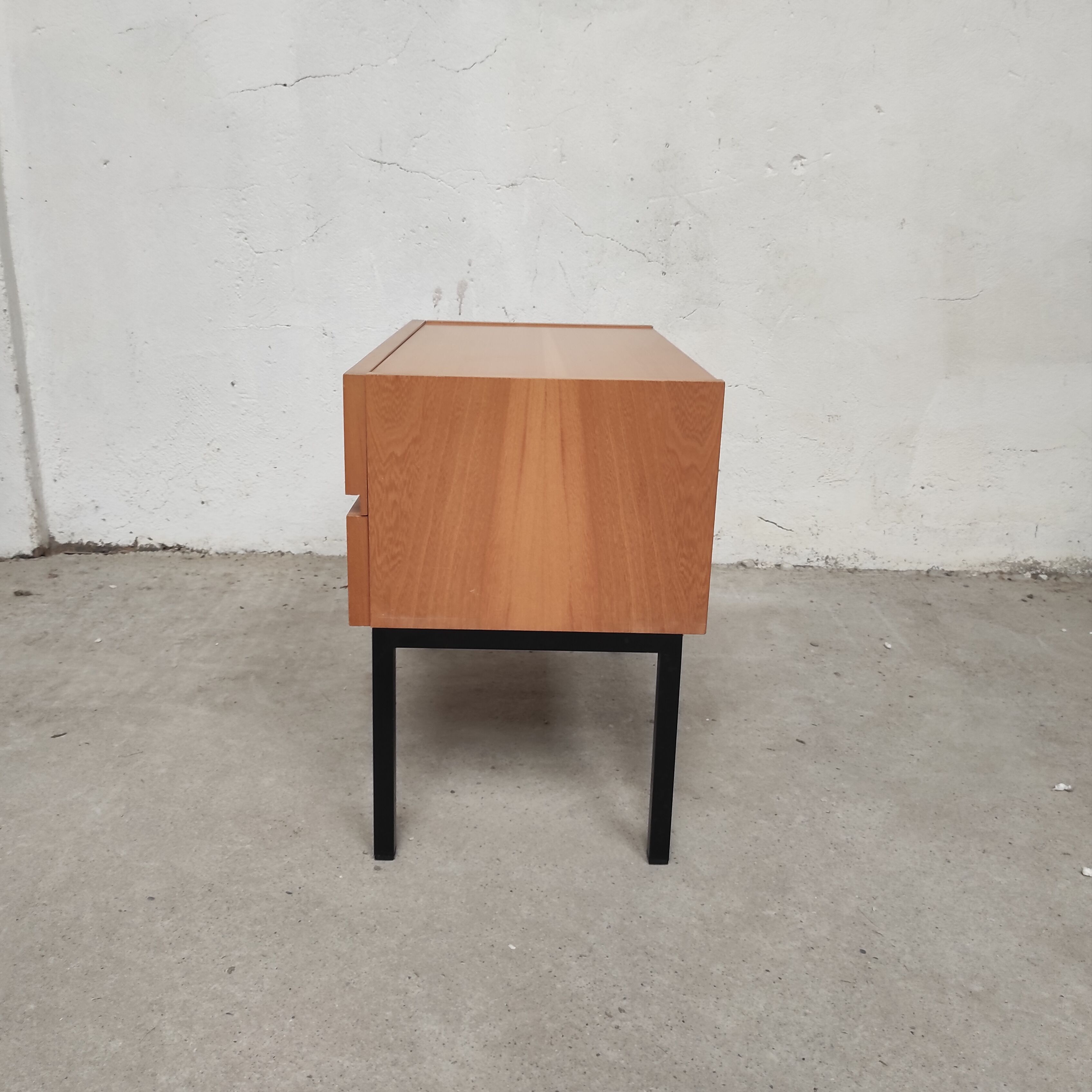 Pair of bedside feet metal, 1960