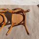 3 Luterma bistro chairs, medium oak finish