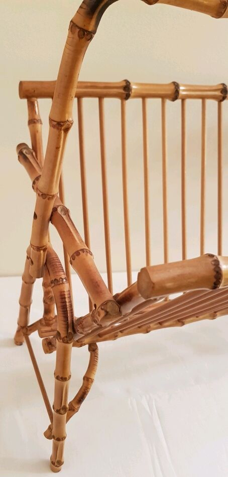 Rattan magazine rack 60