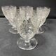 6 verres à vin Baccarat Lulli estampillés