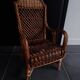 Children's rattan armchair 70' vintage