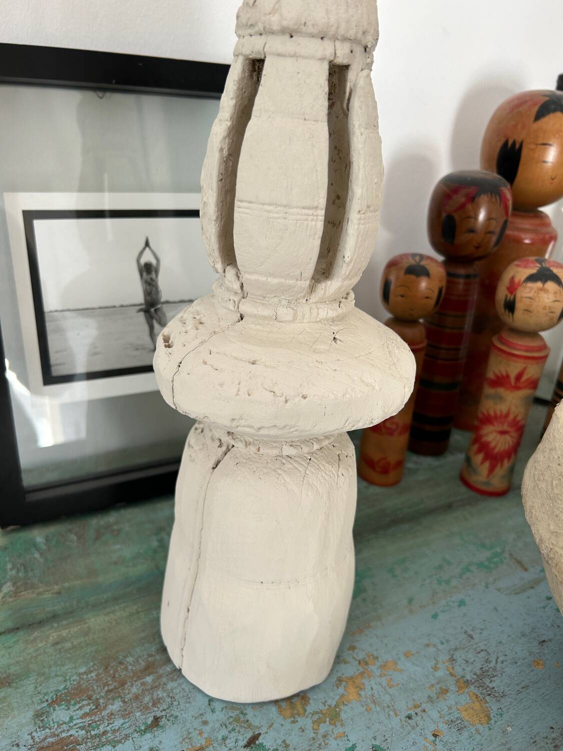 Antique large Indian candlestick