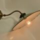 Wall light in enamelled sheet metal