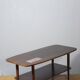 Scandinavian style coffee table from the 50s, rosewood & ceramic