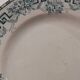 Lot de 3 assiettes plates terre de fer St-Amand "Athénes"