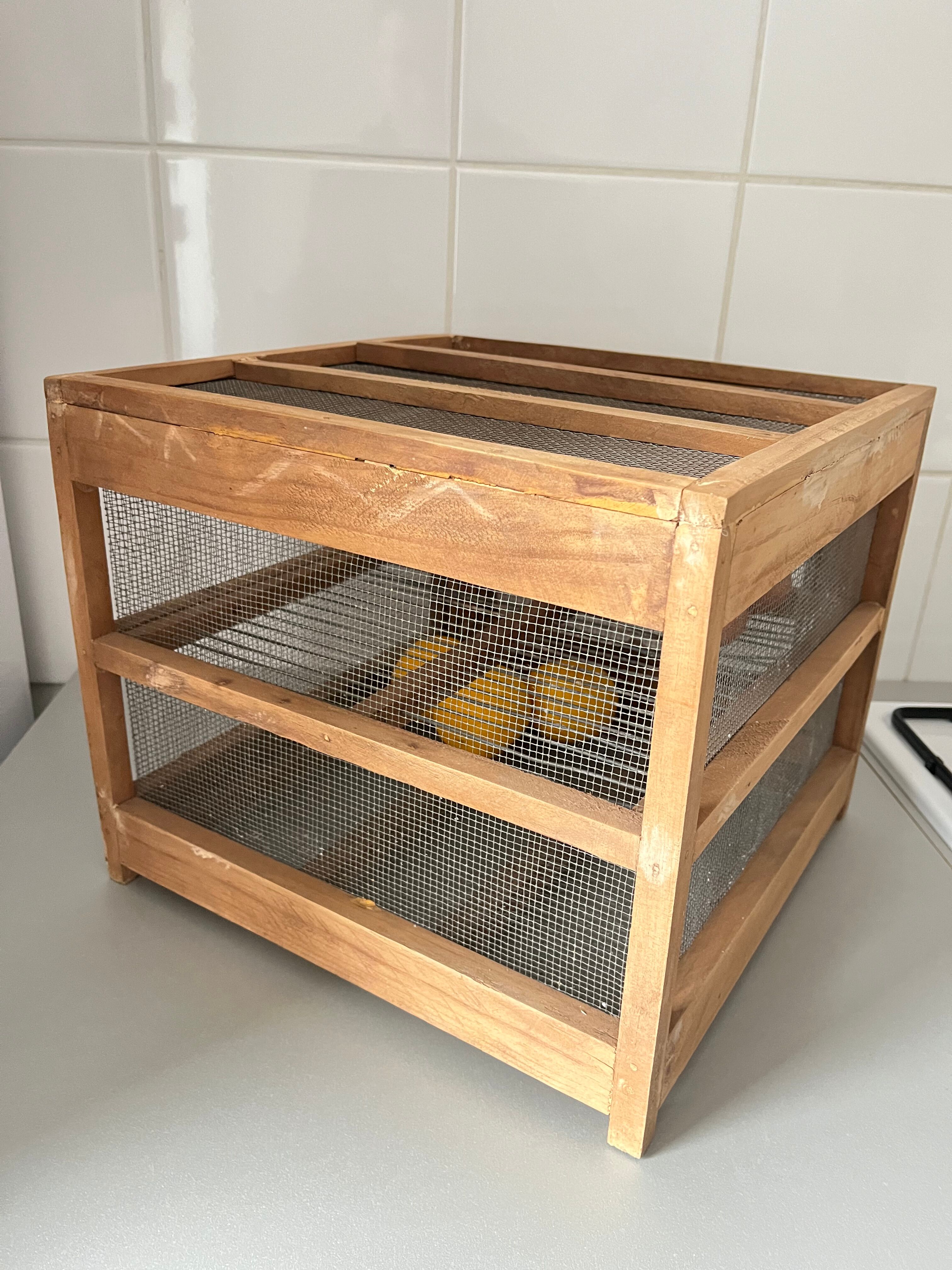 Old wooden pantry