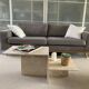 Table basse en travertin « escalier »