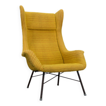 Fauteuil en fibre de verre par Miroslav Navratil, Tchécoslovaquie, 1960