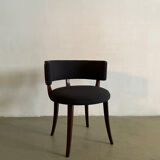 Side chair with curved backrest, denmark, 1930s