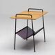 Table d'appoint Cees Braakman Pastoe dutch design industriel mi-siècle moderne 1955