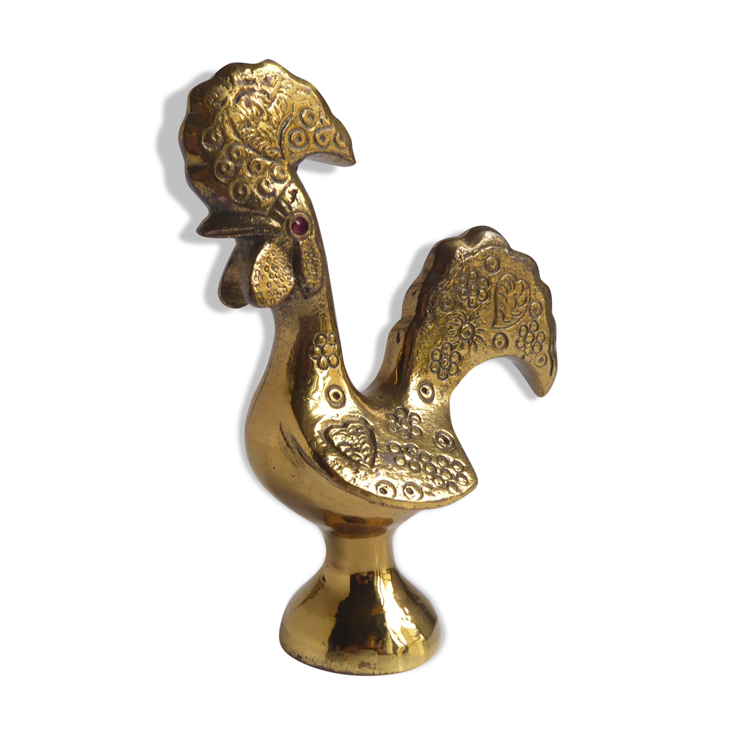 Decorative bronze rooster
