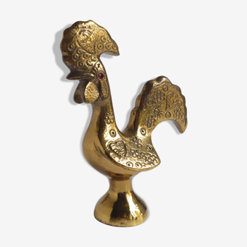 Decorative bronze rooster