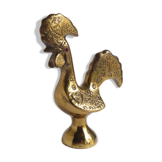 Coq décoratif en bronze