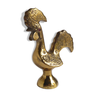 Decorative bronze rooster