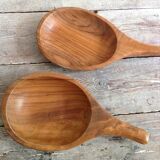Duo of wooden dishes