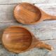 Duo of wooden dishes