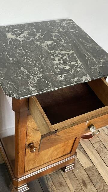 Antique Marble Bedside Table