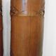 Two carved bamboo pots, pair of brush pots China late 19th early 20th century