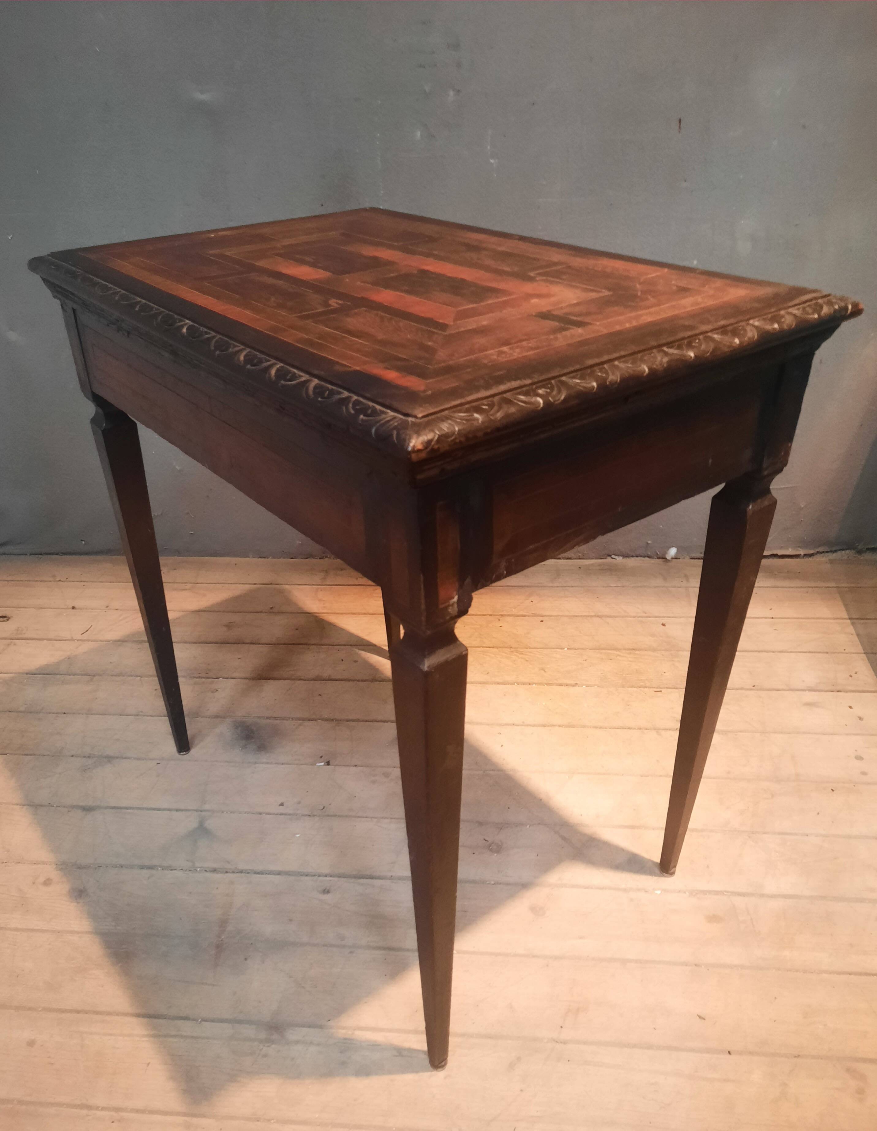 Table rectangulaire d esprit Louis XIV