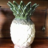 Paire de vases ananas en grès Rhoda