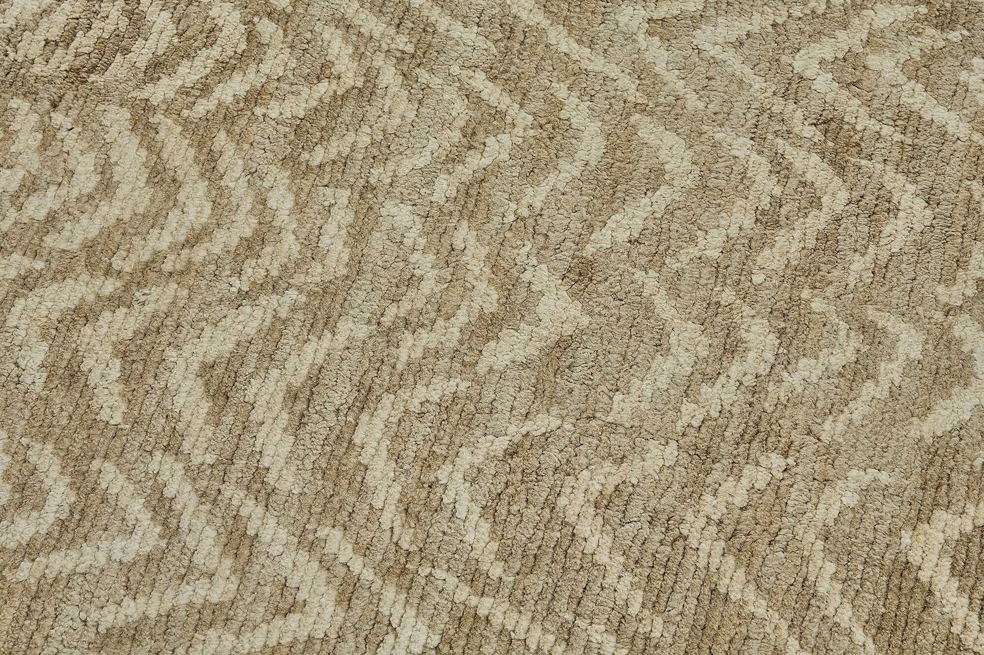 Turkish Handcrafted Loom Oushak Rug 85 cm x 606 cm