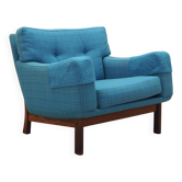 Fauteuil lounge, design danois, années 60, fabrication : Danemark