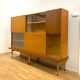 Meuble/bibliothèque rétro, style bruxellois, années 1960
